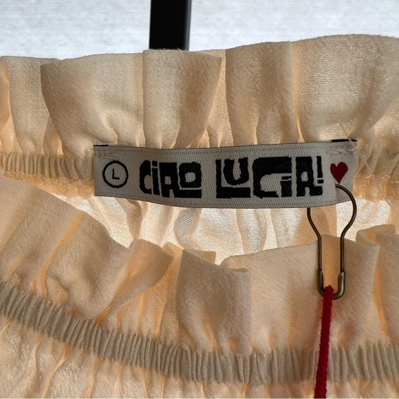 Ciao Lucia Anita Tank Top Ivory NWT Spring Classic Feminine Minimalist Neutral - Picture 3 of 5